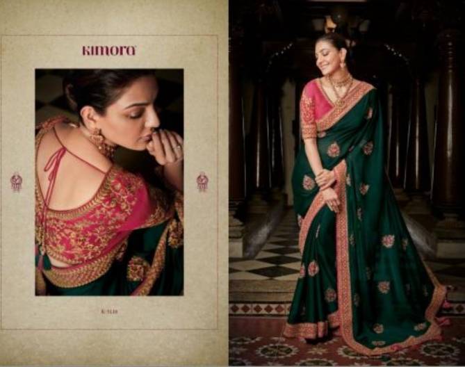 Kajal 5118 New Designer Fancy Festive Wear Heavy Saree Collection